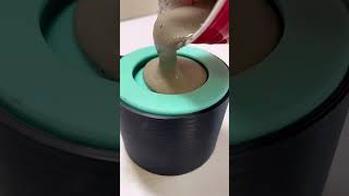 Making a concrete jar #asmr #shorts