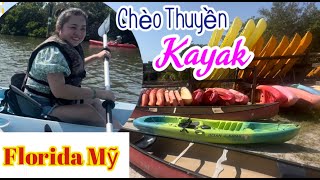 Lần thứ 2 chèo thuyền KAYAK - Florida Mỹ/ xuống biển Clearwater nhưng không được tắm biển