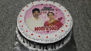 Happy 25th anniversary mom & dad / parents 25th anniversary/ parents silver jubilee