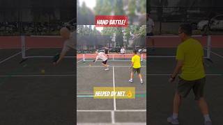 HAND BATTLE PICKLEBALL 💪 #pickleball #short