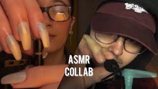 asmr | doing triggers on a mini mic with @theasmrsamurai (COLLAB)