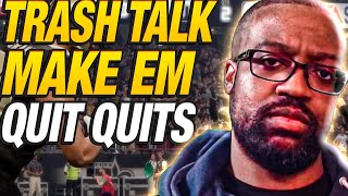 "MAKEMEQUIT" QUITS AFTER TALKING TRASH!!! -  WILDCAT AND BODYSLAMS!!! - MADDEN 24 TRASH TALK