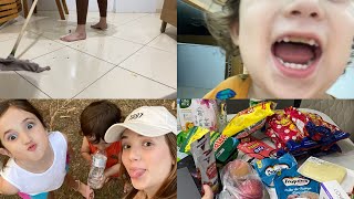 VLOGÃO - EXPLIQUEI SOBRE O DENTE DO MEU FILHO/ COMPRAS/ LIMPEZA e mais