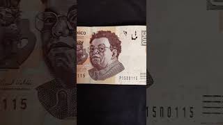 Billete Quinientos pesos Banco de México 2010 FRIDA KAHLO DIEGO RIVERA #shorts