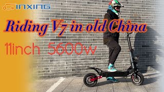 how is INIXNG-V7 adult electric scooter