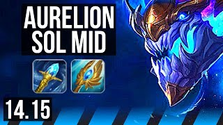 AURELION SOL vs VEIGAR (MID) | 6/1/6, 700+ games, Dominating | EUNE Diamond | 14.15