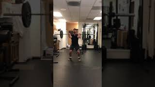 Hang Power Clean below knee