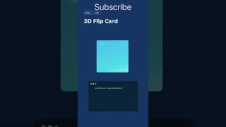 3D Flip Card Making || Using HTML And CSS || Learn with R programing mobile || #html #css #js