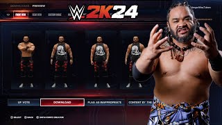 WWE 2K24 - Best Jacob Fatu CAW