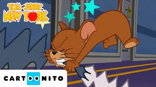 Tom e Jerry em Nova Iorque | Ladrões, submarinos e um hambúrguer gigante | Cartoonito