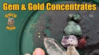 Gold Concentrates with Gems