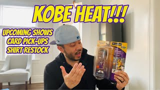 KOBE HEAT | JETS MAMBA TEE RESTOCK | UPCOMING SPORTS CARD SHOWS FOR DECEMBER | CARD PICK-UPS | VLOG