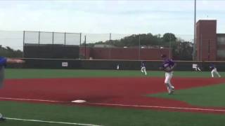 Thomas Keehn '19 with a lead off triple versus Gonzaga on March 25th