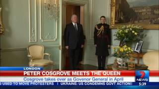 Peter Cosgrove meets with the Queen