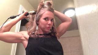 How I Curl my Hair Quick and Easy no Product