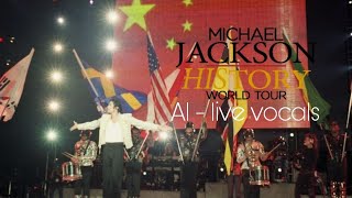 Michael Jackson - HIStory world tour - Ai - live vocals