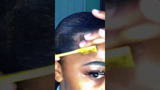 TikToker, Doing A Slick Back, Middle Part Hair Style, TuTorial. |▪︎DollShaunta |