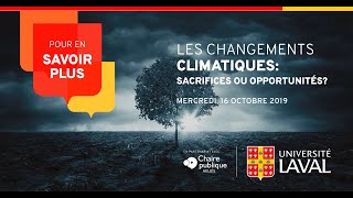 Changements climatiques: sacrifices ou opportunité? - Questions (2/2) - Pour en savoir plus 19-20