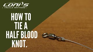 Loni's Tutorials - How To Tie the Half Blood Knot.