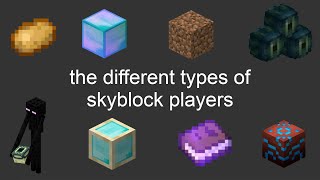 the various types of hypixel skyblock players