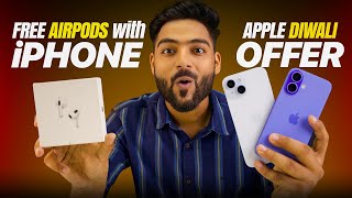 FREE AirPods With iPhone 15/iPhone 16 - Apple Diwali Offer 🤩