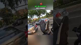 Ford Driver Goes Crazy And Tries To Crash Into Biker #car #crash #driving #rage #traffic #baddrivers