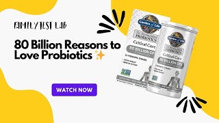 Probiotics Powerhouse: 80 Billion Reasons to Love Garden of Life! ✨