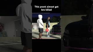 This prank almost got bro killed #prank #funny #automobile #comedy #carnerd #carwars #crazycars