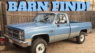 BARN FIND! 1986 CHEVROLET K30 | Original & Unrestored Squarebody Survivor!