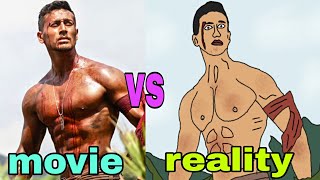 baaghi movie vs reality ll movie vs reality 2d animation spoof ll movie vs reality baaghi 1