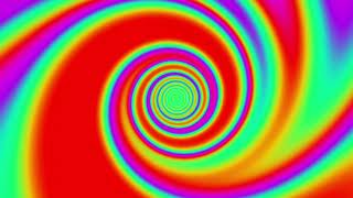 psychedelic color swirl vortex ,  Color Changing Rainbow light moving background #psychedelic