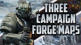 THREE Campaign FORGE AI Maps You NEED To Play! | Halo Infinite