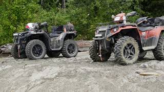 Harrison East explore on the Polaris sportsman 850