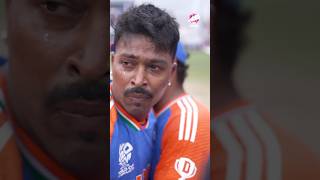 Awww Hardik Pandya in tears after giving such an amazing performance🥲🥰🥰#t20worldcup #shorts