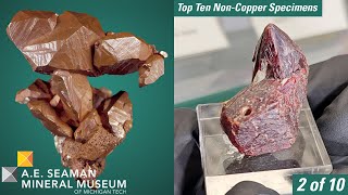 Top Ten Non-Copper Specimens from the A.E. Seaman Mineral Museum - 2 of 10 - Zincite