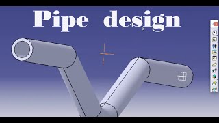 Pipe Design In CATIA V5 | CATIA V5 Tutorial for Beginners | CATIA V5 Tutorial | Abrehet Desta