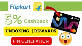 Flipkart Axis bank Credit Card Unboxing | Flipkart credit card Benefits & Cashback |  @ZJFinance