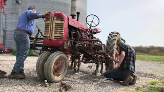 Working on my Farmall 230 cultivators