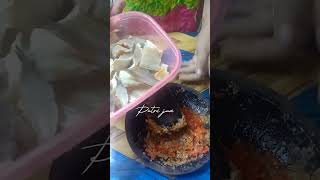 menu harian part 9 : tumis ikan asin,,,bening bayam