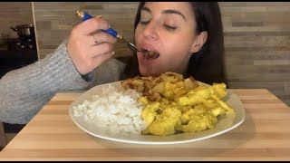 ASMR ITA | MANGIO UN BUON PIATTO UNICO CON POLLO AL CURRY 😋