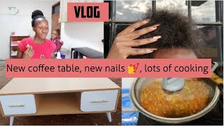 VLOG || Getting New COFFEE TABLE | New Nails💅💗 | Lots of cooking & more.