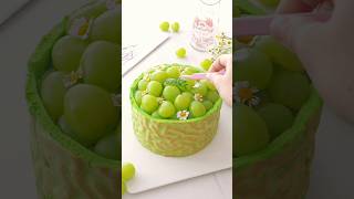 Tiger Stripe Grapes Cake Recipe 🍇#foryou #fypシ゚ #chinesecuisinefoods #homecooked