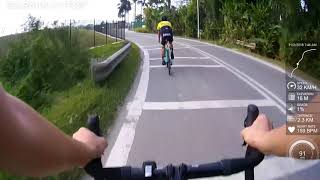 Biking at Lim Chu Kang Rd