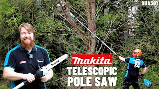 Makita DUA301 36V Telescopic Pole Saw - Your Solution to Pruning High Trees!