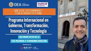 Programa Internacional en Gobierno, Transformación, Innovación y Tecnología - Saludo Christian Estay