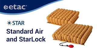 Etac Star Standard Air and StarLock Air Cell Cushions