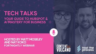 Tech Talks - Understanding your data in HubSpot, with the help of AI