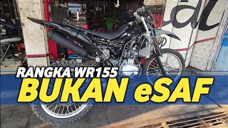 MELIHAT RANGKA MOTOR TRAIL WR155 MODEL INI SULIT PATAH DAN BERKARAT