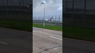 Emirates take off out of Gatwick. #emiratesa380 #gatwick #aviation #takeoff #airport #plane #shorts