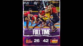 Full ❤️ Time Bengaluru Bulls vs Telugu Titans Pro kabaddi pkl 10 19 January match full Time 78 match